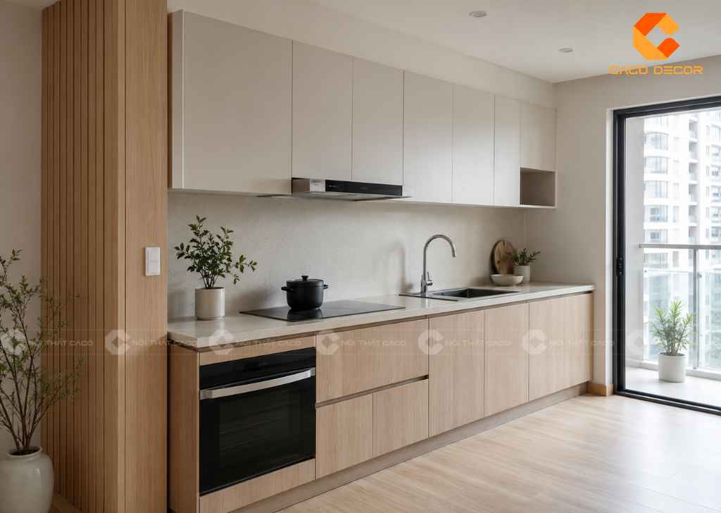 Nên Làm Tủ Bếp Nhựa Hay Gỗ Công Nghiệp? So Sánh Chi Tiết 20