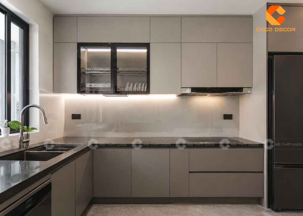 Nên Làm Tủ Bếp Nhựa Hay Gỗ Công Nghiệp? So Sánh Chi Tiết 23