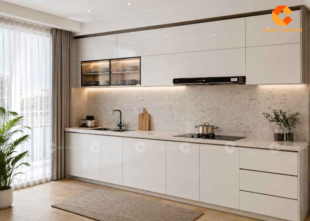 Nên Làm Tủ Bếp Nhựa Hay Gỗ Công Nghiệp? So Sánh Chi Tiết 13
