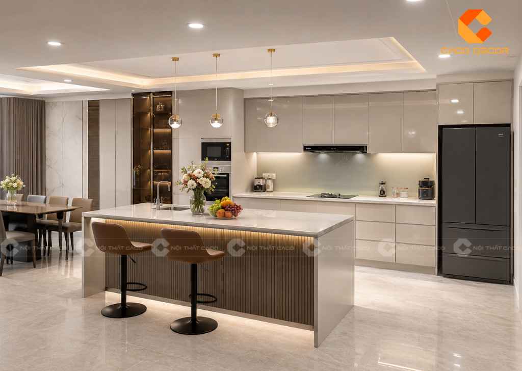 Nên Làm Tủ Bếp Nhựa Hay Gỗ Công Nghiệp? So Sánh Chi Tiết 16