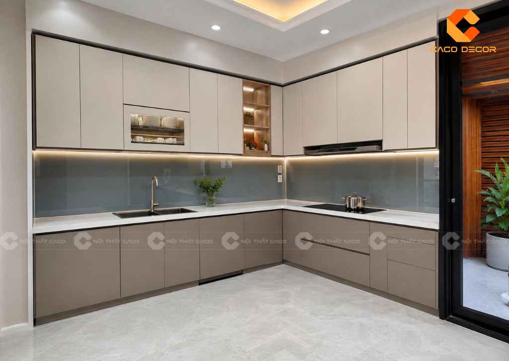 Nên Làm Tủ Bếp Nhựa Hay Gỗ Công Nghiệp? So Sánh Chi Tiết 22