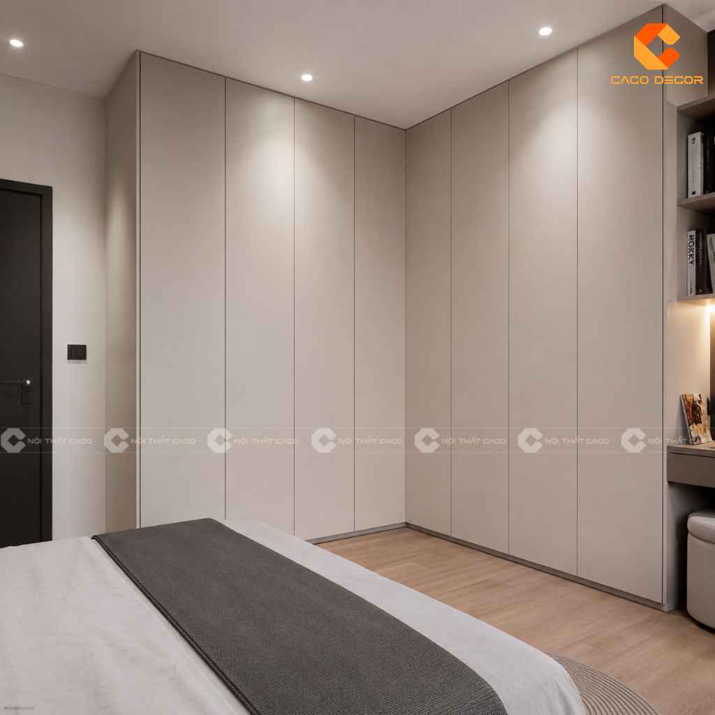 25+ Mẫu Tủ Quần Áo Chữ L Đẹp, Tiện Nghi, Xu Hướng 2026 14