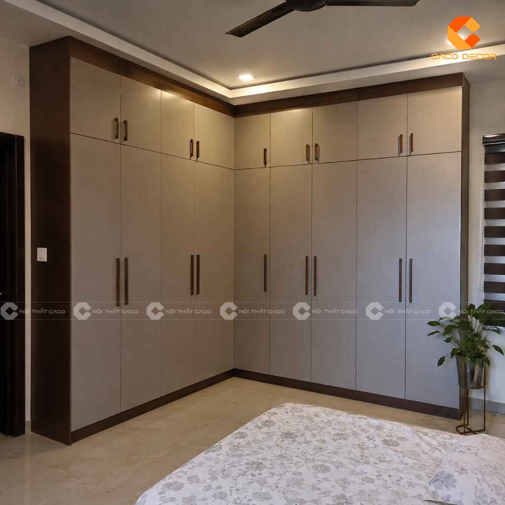 25+ Mẫu Tủ Quần Áo Chữ L Đẹp, Tiện Nghi, Xu Hướng 2026 6