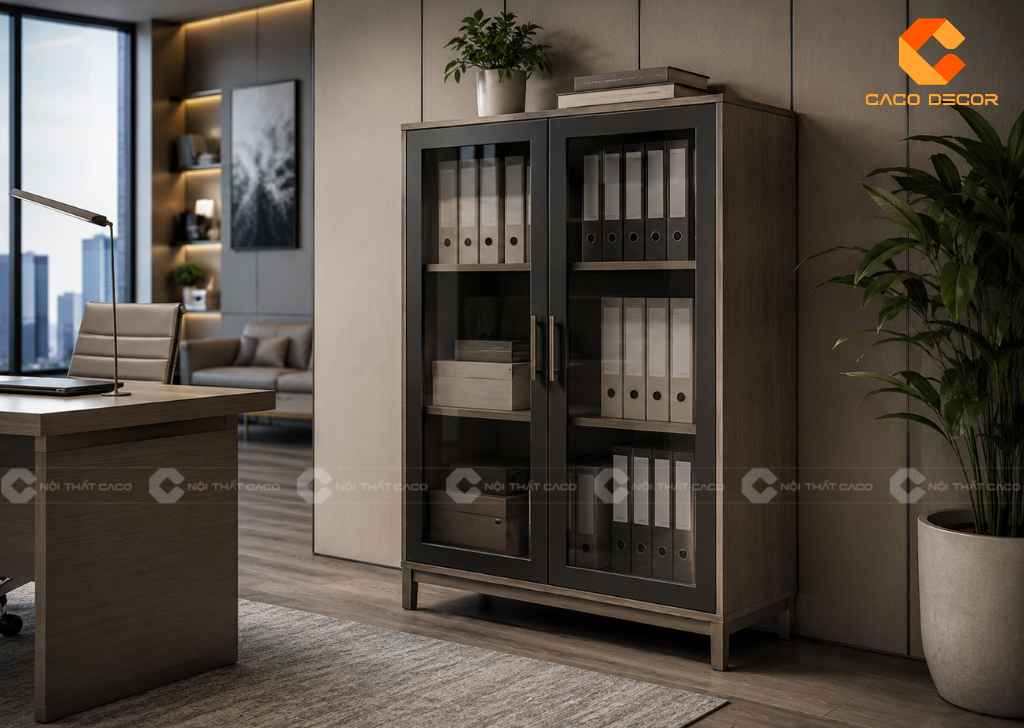 Tủ Hồ Sơ 2 Cánh Kính Mở Hay Cánh Lùa: Nên Chọn Loại Nào? 11