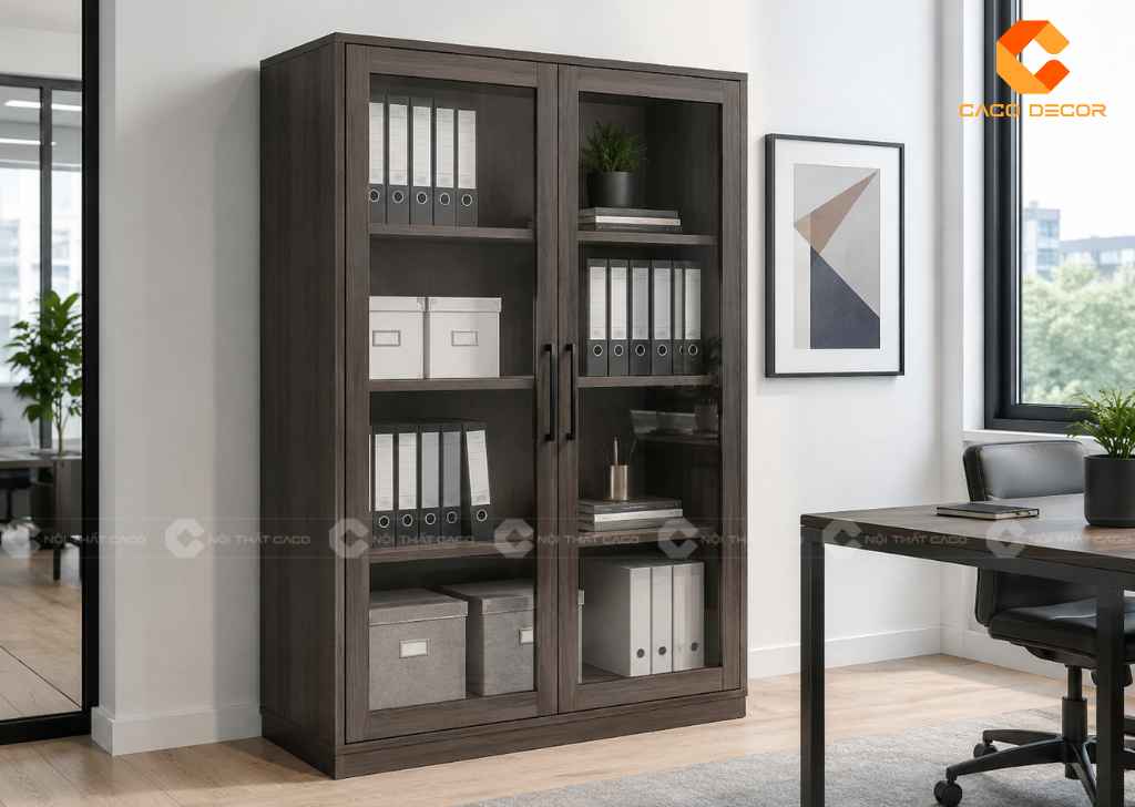 Tủ Hồ Sơ 2 Cánh Kính Mở Hay Cánh Lùa: Nên Chọn Loại Nào? 8