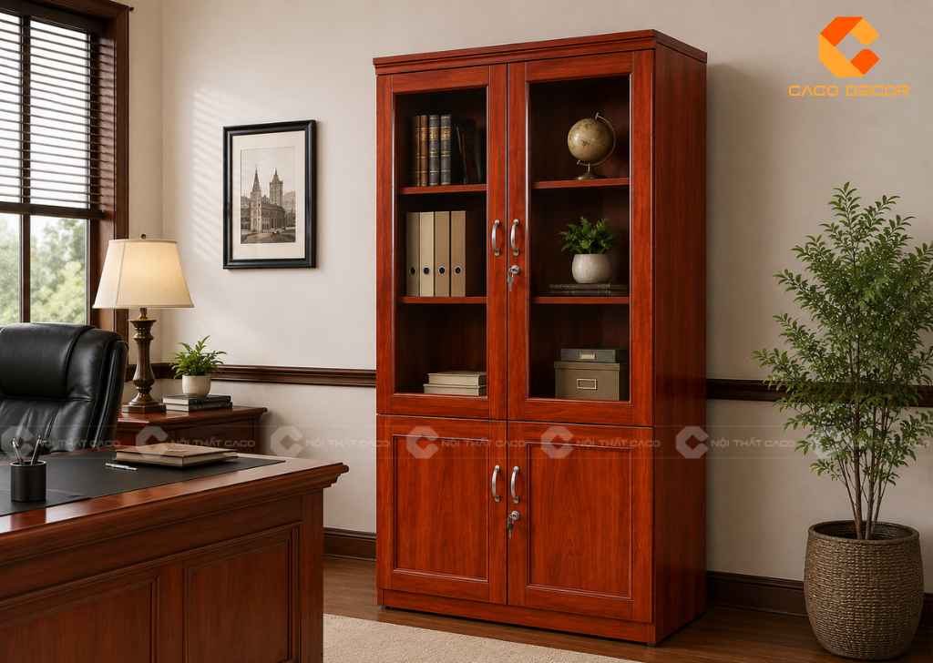 Tủ Hồ Sơ 2 Cánh Kính Mở Hay Cánh Lùa: Nên Chọn Loại Nào? 1