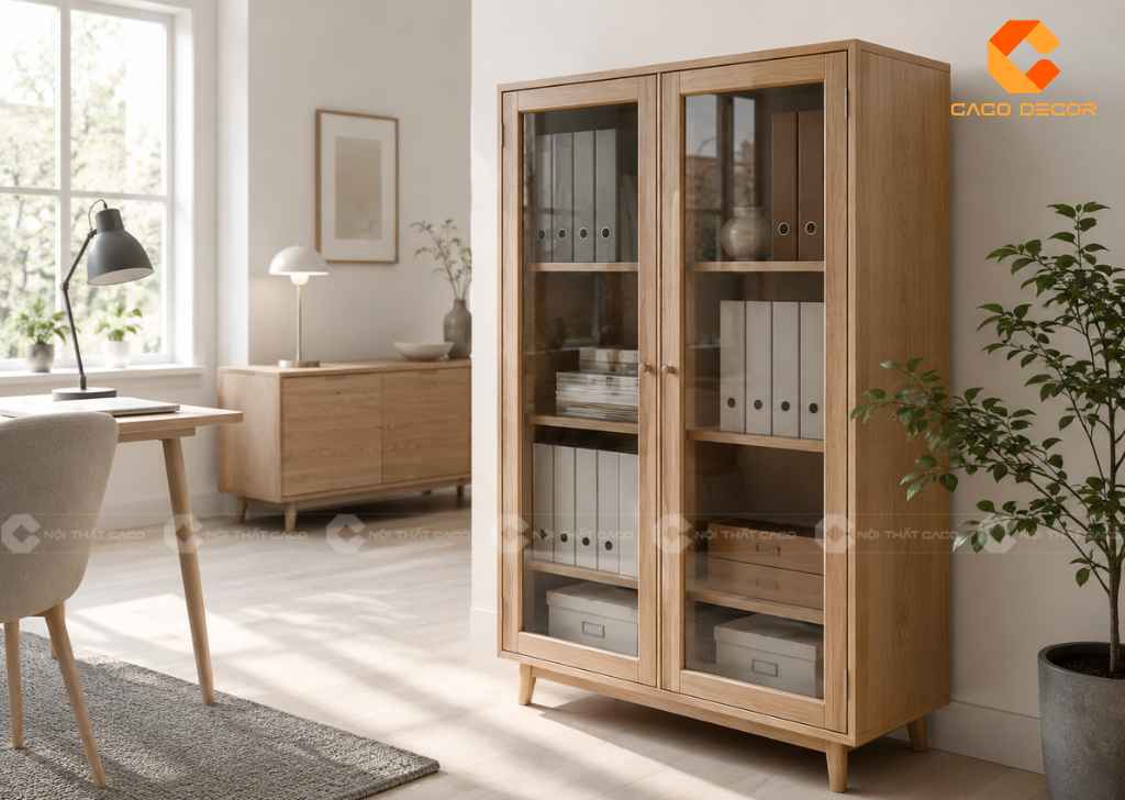 Tủ Hồ Sơ 2 Cánh Kính Mở Hay Cánh Lùa: Nên Chọn Loại Nào? 6