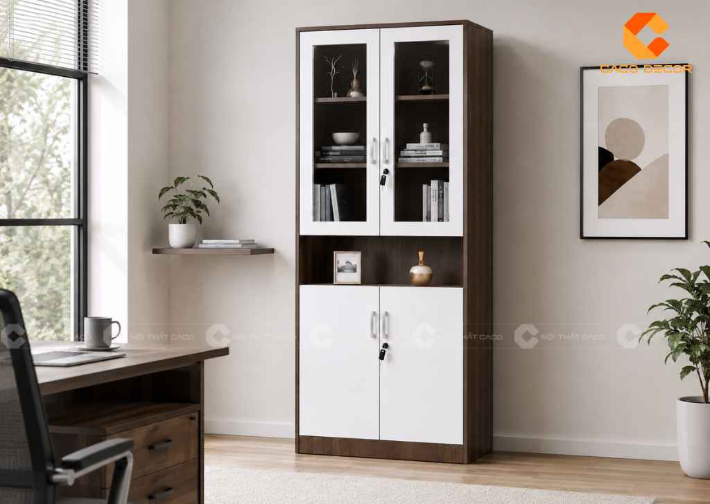 Tủ Hồ Sơ 2 Cánh Kính Mở Hay Cánh Lùa: Nên Chọn Loại Nào? 23