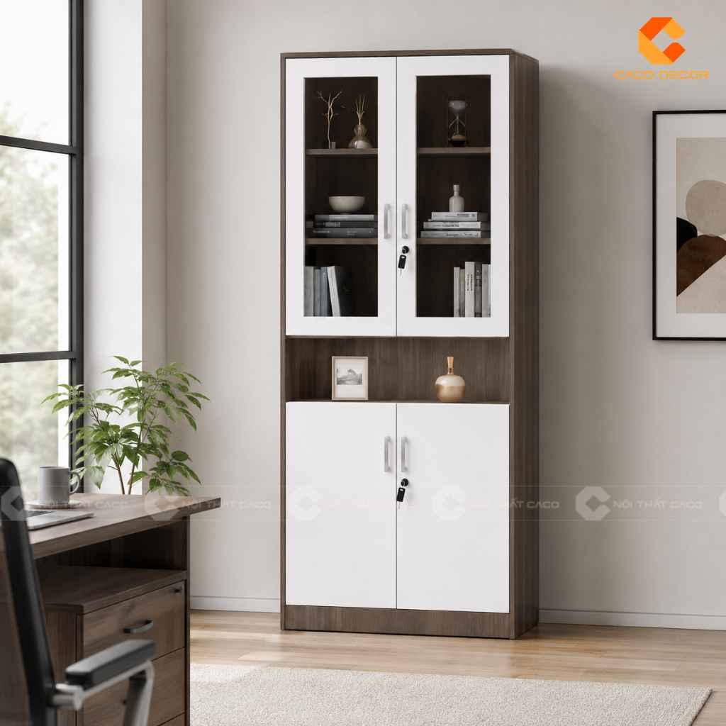 Tủ Hồ Sơ 2 Cánh Kính Mở Hay Cánh Lùa: Nên Chọn Loại Nào? 21