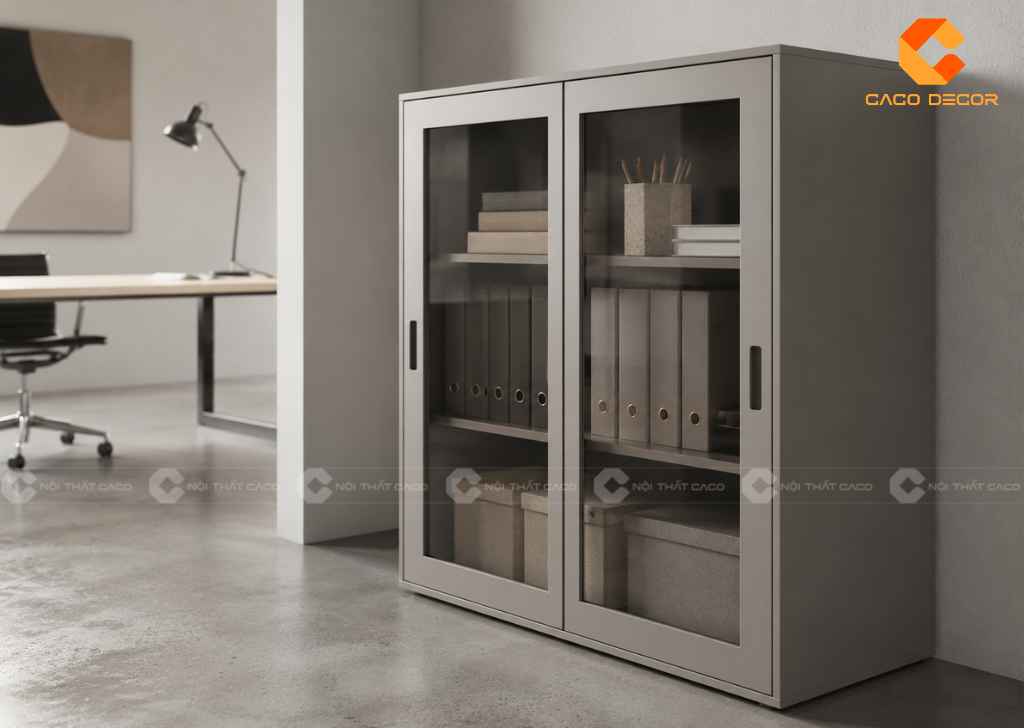 Tủ Hồ Sơ 2 Cánh Kính Mở Hay Cánh Lùa: Nên Chọn Loại Nào? 18