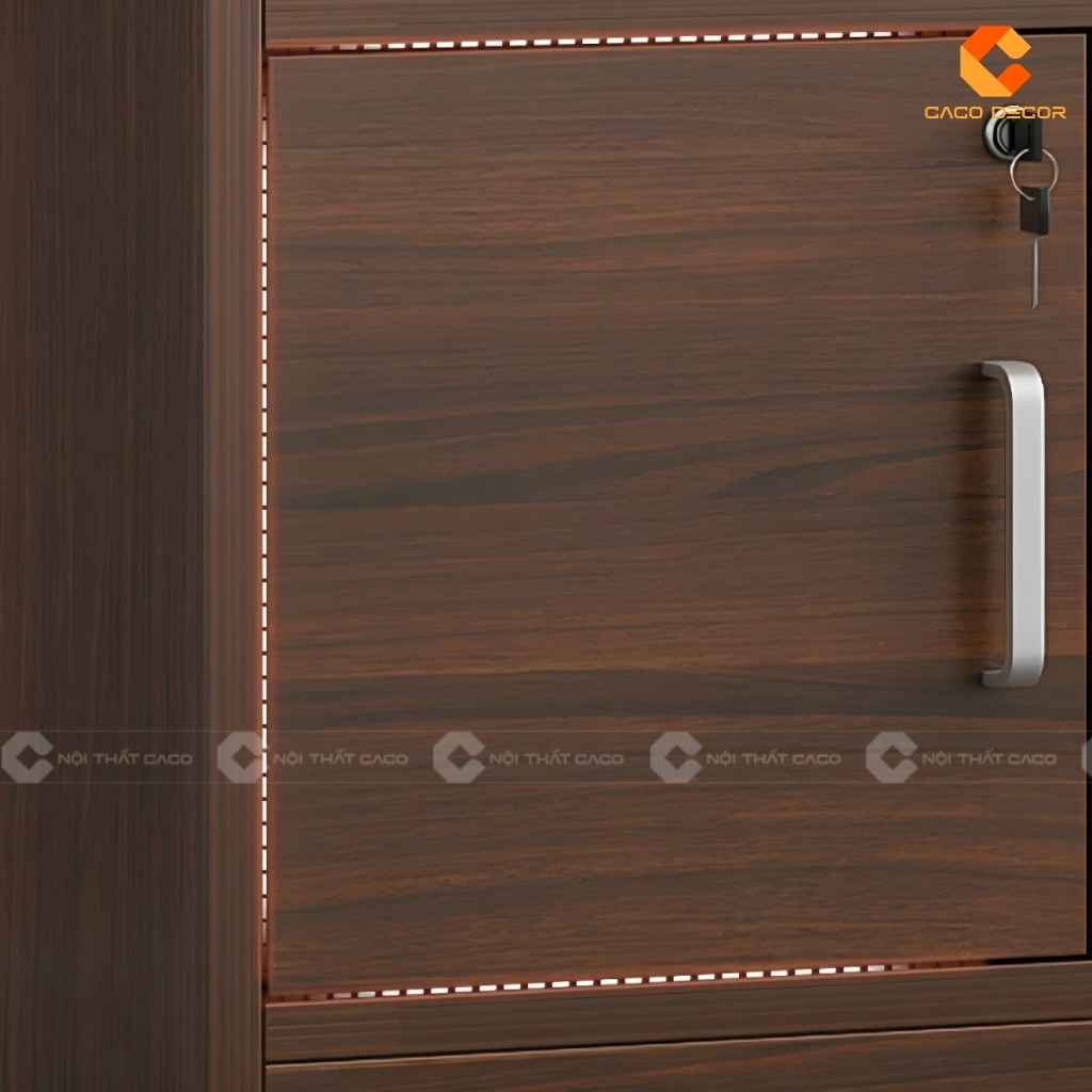 Tủ Hồ Sơ Gỗ Công Nghiệp THS042 Nhiều Ngăn Có Khóa Tiện Dụng 6