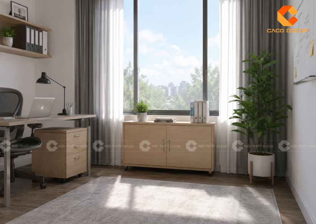  TOP 22 Mẫu Tủ Hồ Sơ Thấp 2 Cánh Đẹp, Gọn Cho Văn Phòng 8