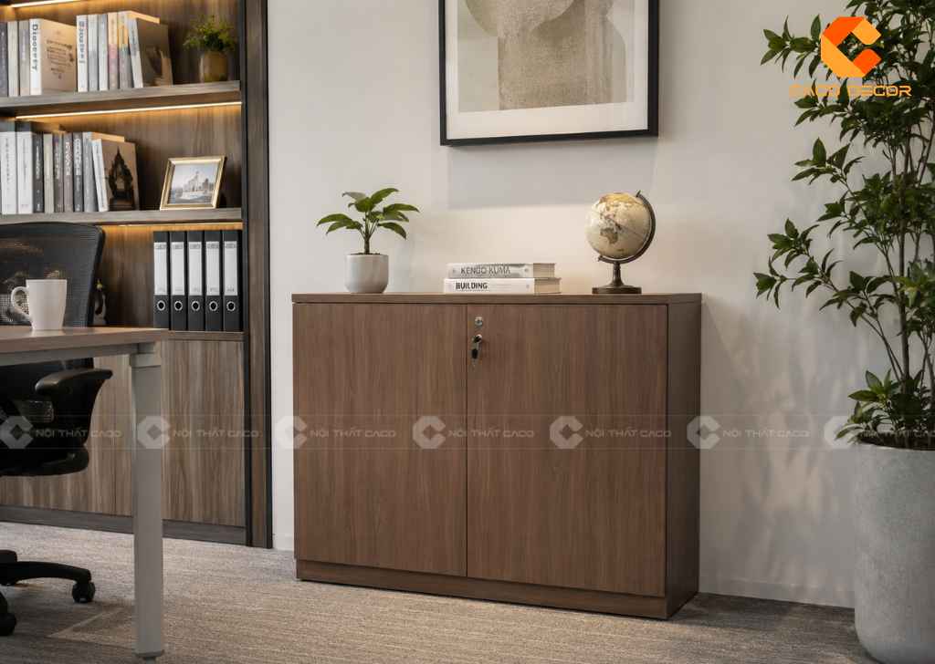  TOP 22 Mẫu Tủ Hồ Sơ Thấp 2 Cánh Đẹp, Gọn Cho Văn Phòng 9