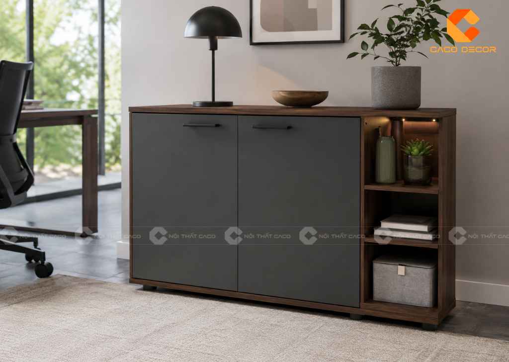  TOP 22 Mẫu Tủ Hồ Sơ Thấp 2 Cánh Đẹp, Gọn Cho Văn Phòng 12