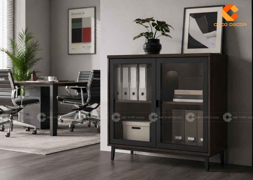  TOP 22 Mẫu Tủ Hồ Sơ Thấp 2 Cánh Đẹp, Gọn Cho Văn Phòng 14