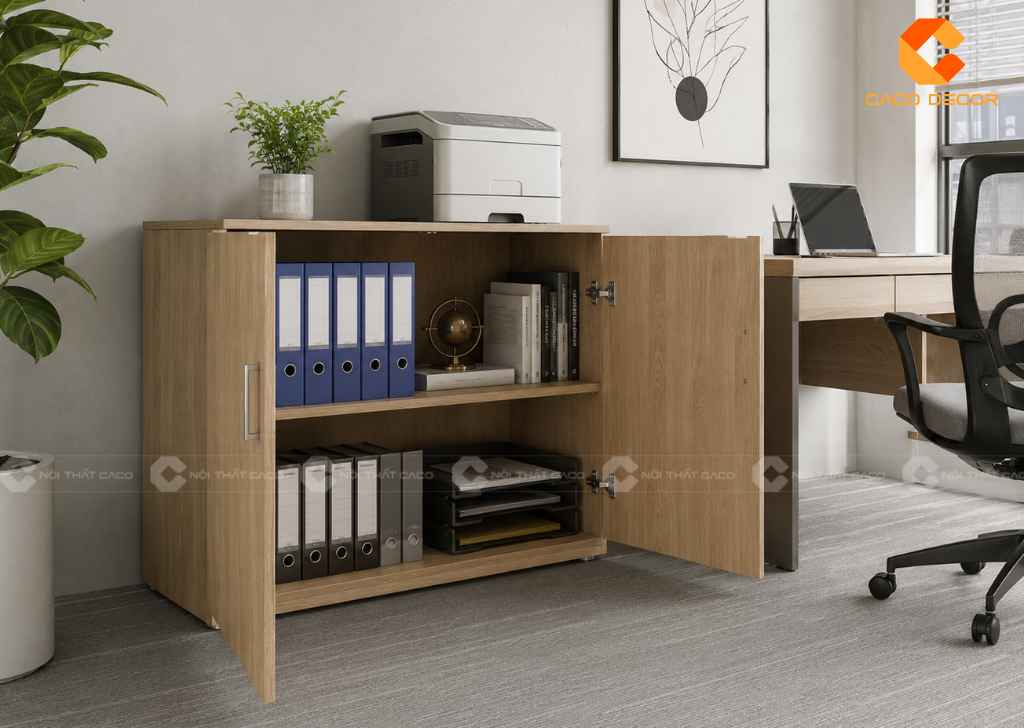  TOP 22 Mẫu Tủ Hồ Sơ Thấp 2 Cánh Đẹp, Gọn Cho Văn Phòng 18