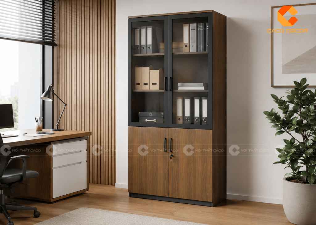 Tủ Hồ Sơ 2 Cánh Kính Mở Hay Cánh Lùa: Nên Chọn Loại Nào? 15
