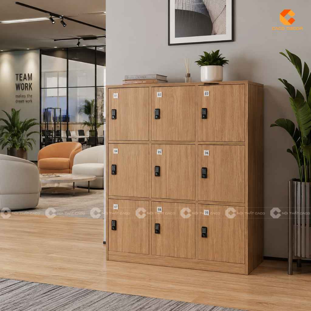 19+ Mẫu Tủ Locker Gỗ Công Nghiệp MDF Đẹp, Giá Xưởng Tại CaCo 7