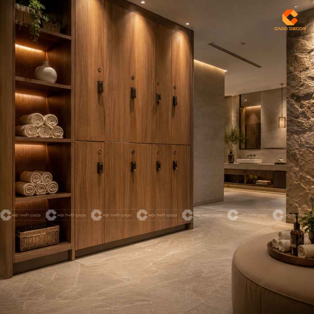 19+ Mẫu Tủ Locker Gỗ Công Nghiệp MDF Đẹp, Giá Xưởng Tại CaCo 11
