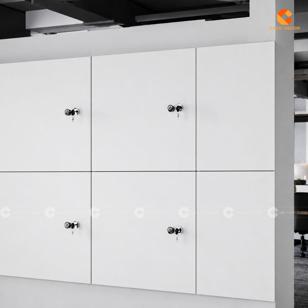 Tủ locker LK010 gỗ công nghiệp MDF phủ Melamine bền đẹp