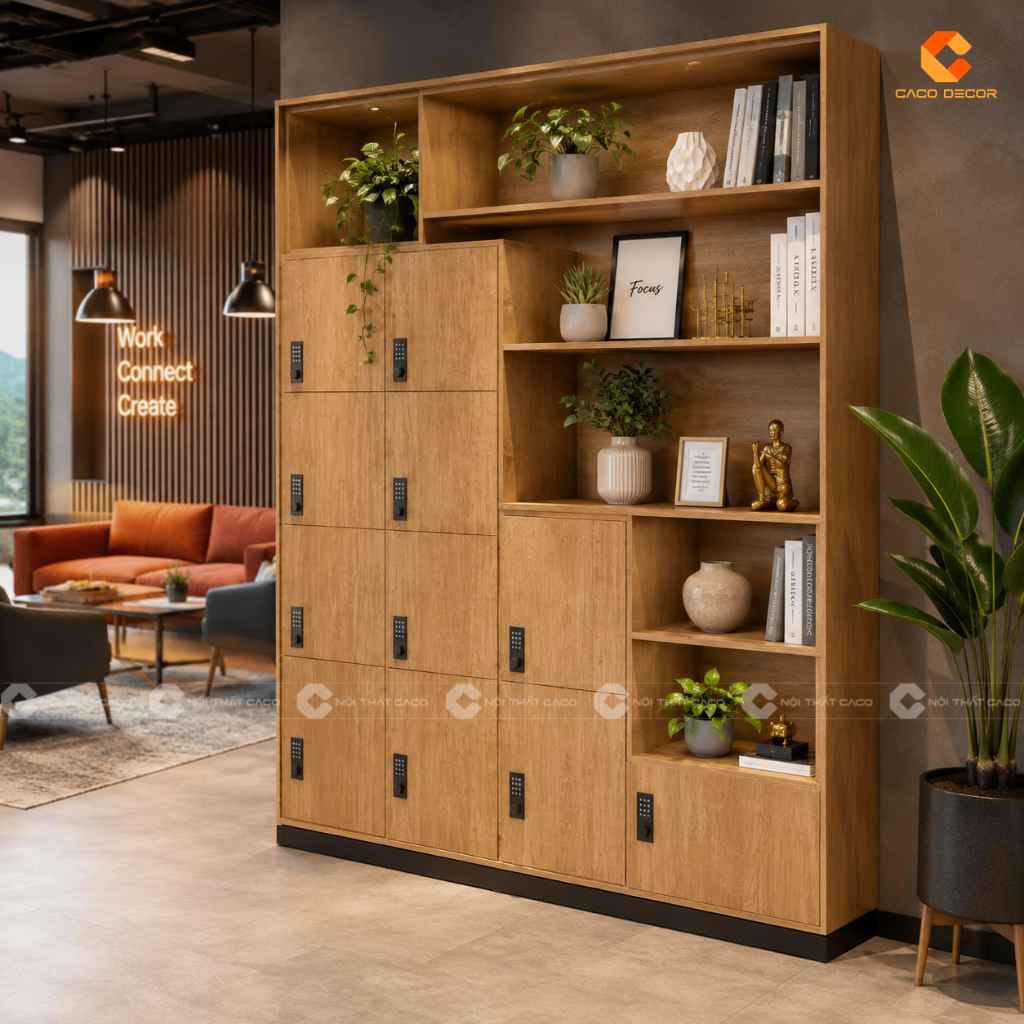 19+ Mẫu Tủ Locker Gỗ Công Nghiệp MDF Đẹp, Giá Xưởng Tại CaCo 5
