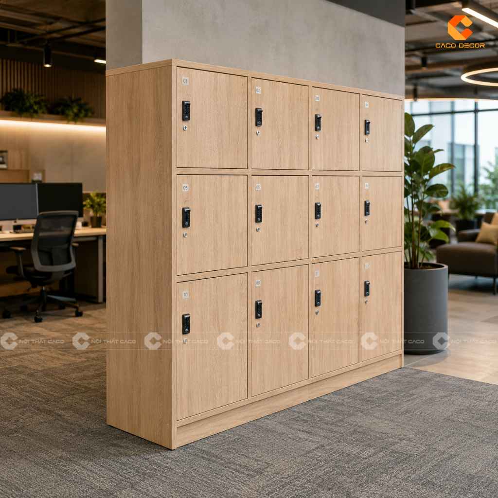 19+ Mẫu Tủ Locker Gỗ Công Nghiệp MDF Đẹp, Giá Xưởng Tại CaCo 2