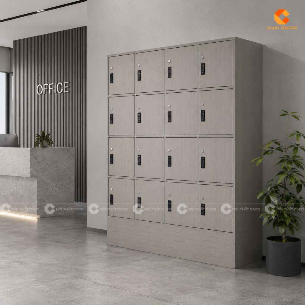19+ Mẫu Tủ Locker Gỗ Công Nghiệp MDF Đẹp, Giá Xưởng Tại CaCo 3