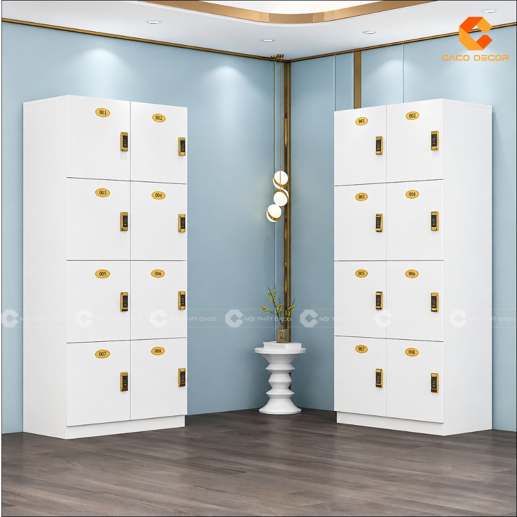 Tủ locker LK07 8 ngăn khóa điện tử