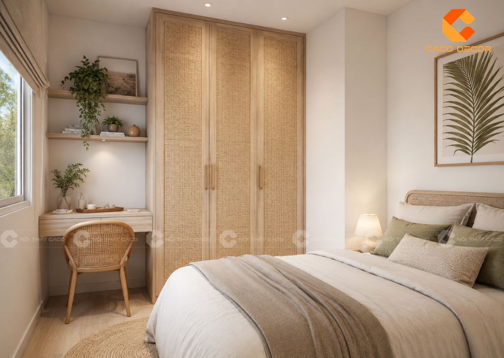 29 Mẫu Tủ Quần Áo Cánh Mây Đẹp, Thoáng Và Sang Trọng 23