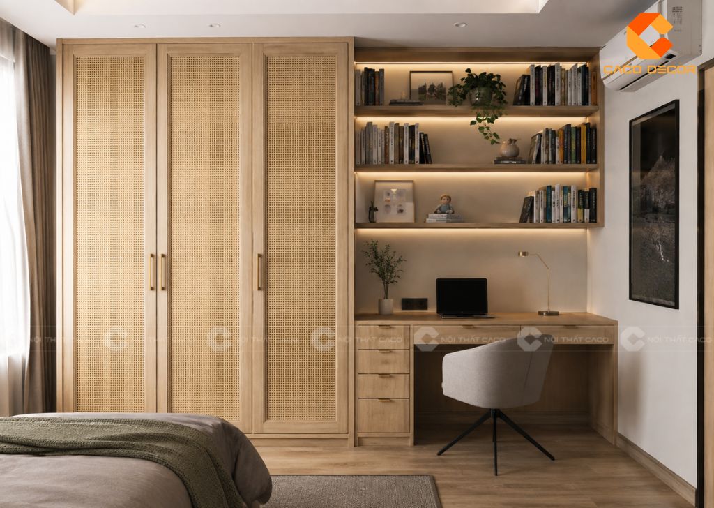 29 Mẫu Tủ Quần Áo Cánh Mây Đẹp, Thoáng Và Sang Trọng 18