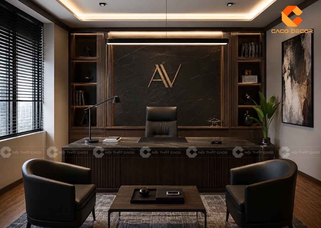 Thiết Kế Phòng Giám Đốc 20m2 Hiện Đại, Tối Ưu Không Gian 22