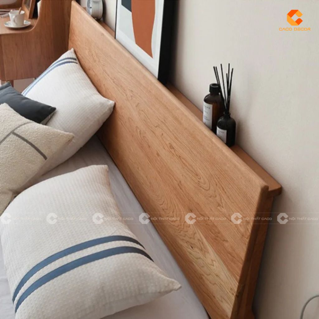 Giường ngủ gỗ tự nhiên GNTN081 chắc chắn