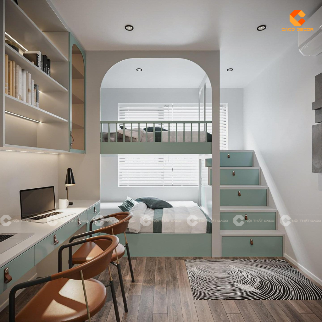 Mẫu giường tầng GT029 thiết kế hiện đại