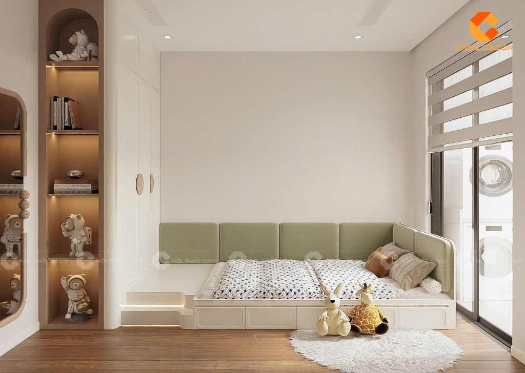 Không gian phòng ngủ cho bé đẹp đủ tiện nghi