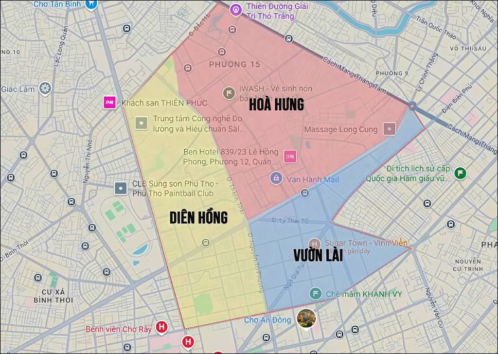 Phường Vườn Lài sau sáp nhập hành chính