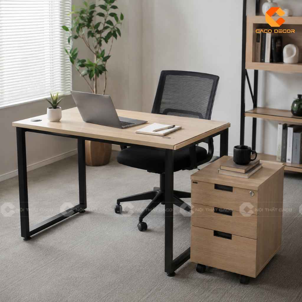 Bàn Làm Việc Chân Sắt 1m2 Nên Chọn Chân Chữ U, K Hay X? 17
