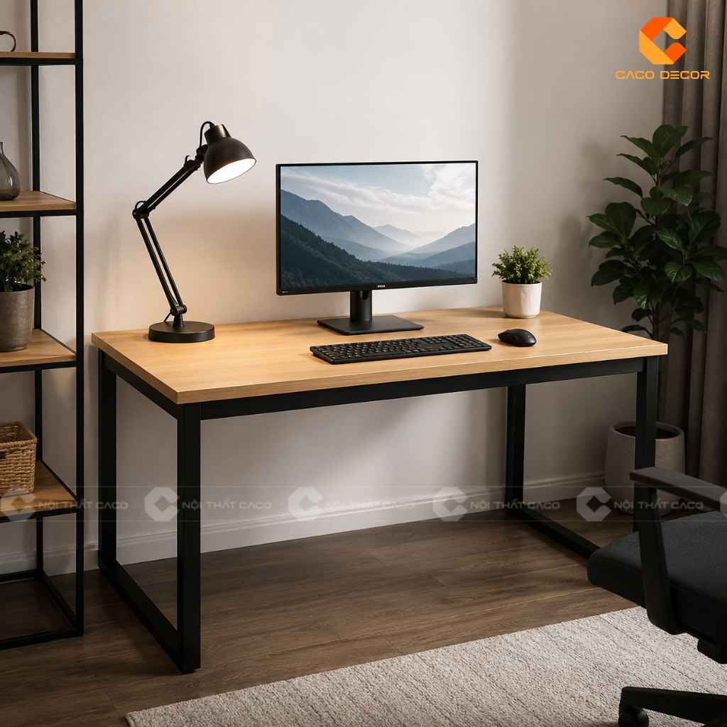 Bàn Làm Việc Chân Sắt 1m2 Nên Chọn Chân Chữ U, K Hay X? 11