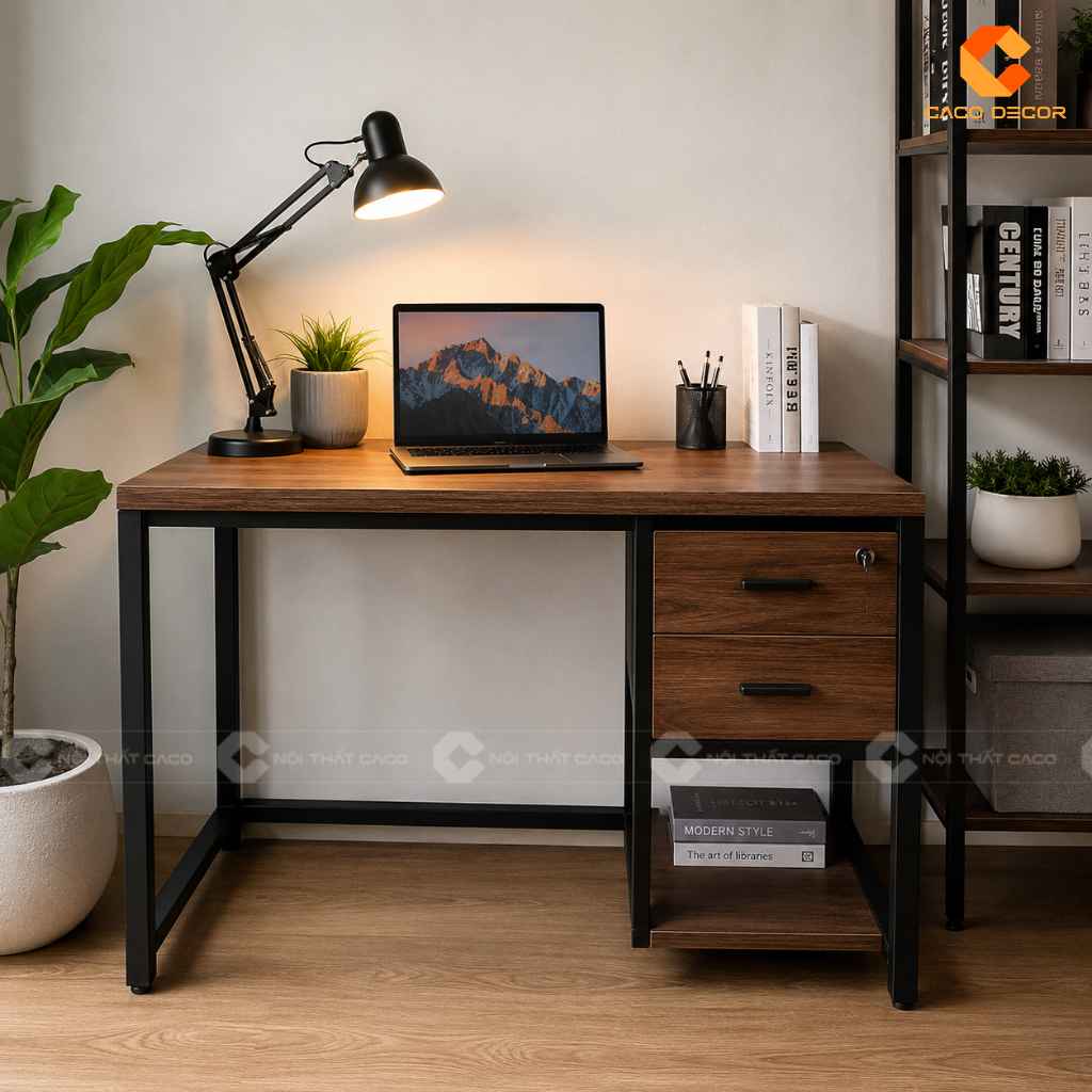 Bàn Làm Việc Chân Sắt 1m2 Nên Chọn Chân Chữ U, K Hay X? 5