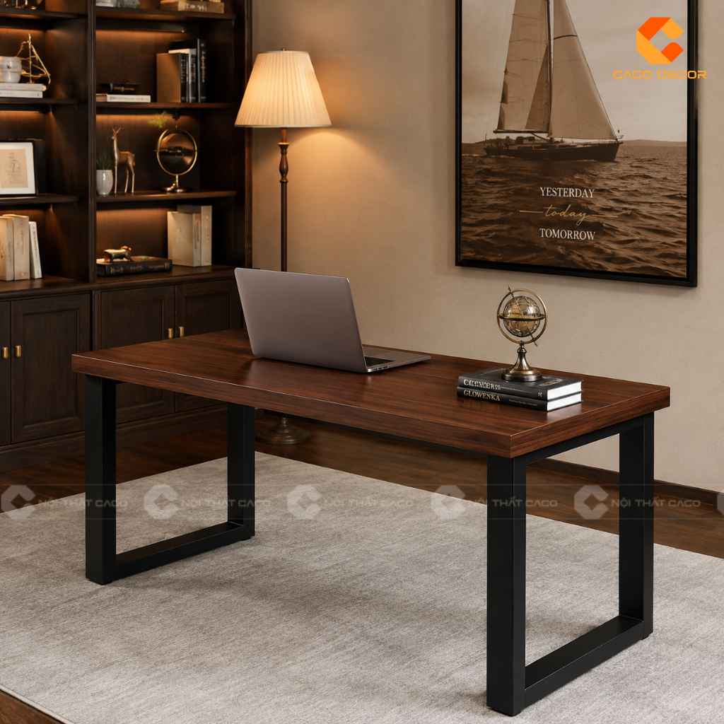 Bàn Làm Việc Chân Sắt 1m2 Nên Chọn Chân Chữ U, K Hay X? 2