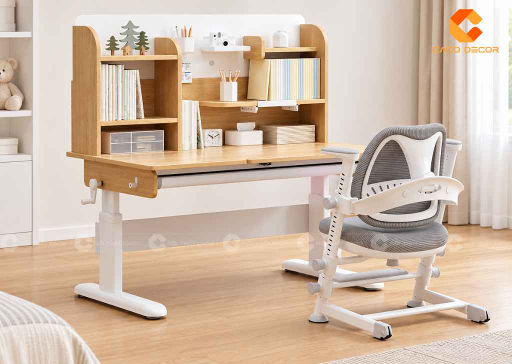 Bàn Học Thông Minh Chống Gù Cho Bé Đẹp, Chất Lượng Nên Mua 10