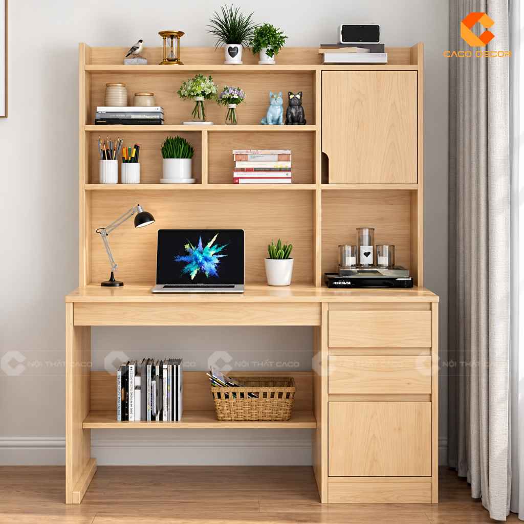 Bàn Học Trẻ Em Gỗ Tự Nhiên BHTE052 Thiết Kế Tiện Dụng 4