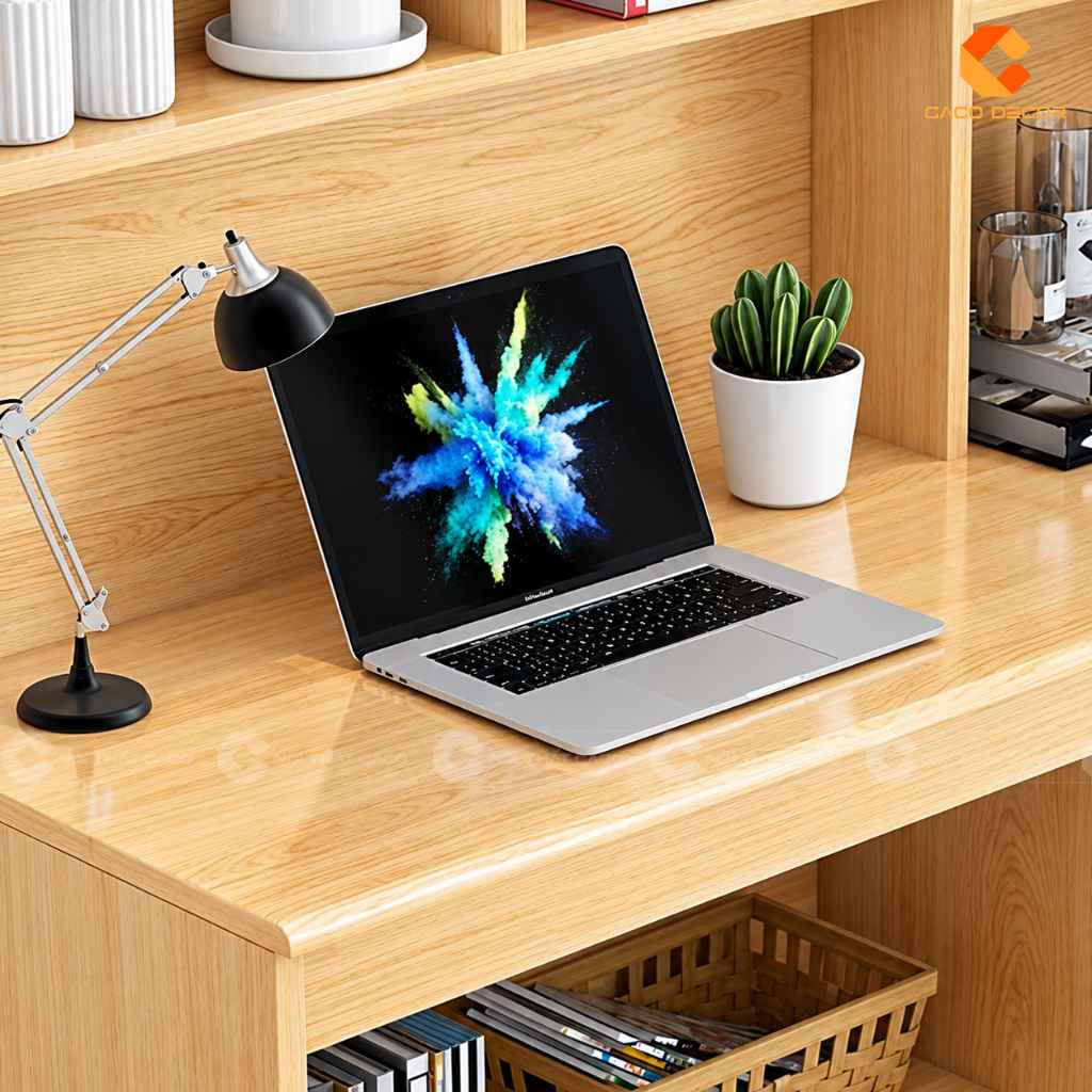 Bàn Học Trẻ Em Gỗ Tự Nhiên BHTE052 Thiết Kế Tiện Dụng 3