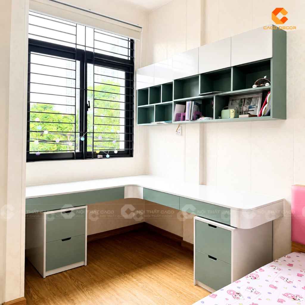Bàn học trẻ em do CaCo thi công cho khách
