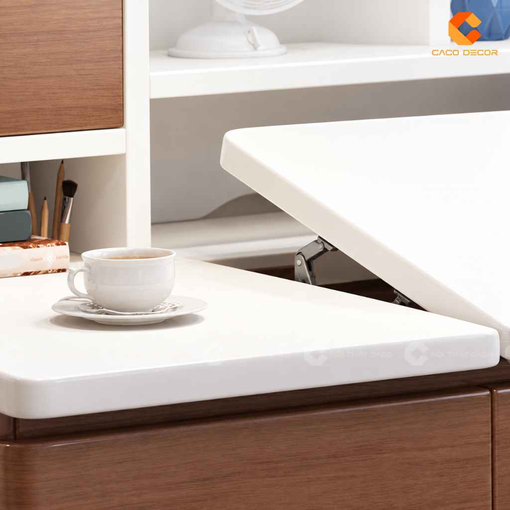 Cơ chế điều chỉnh độ nghiêng mặt bàn thông minh của bàn BHTE044