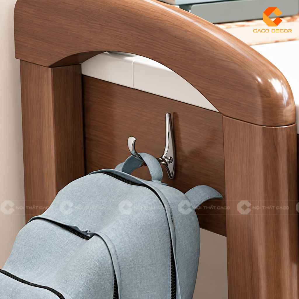 Móc treo cặp sách kim loại chắc chắn bên hông bàn BHTE044