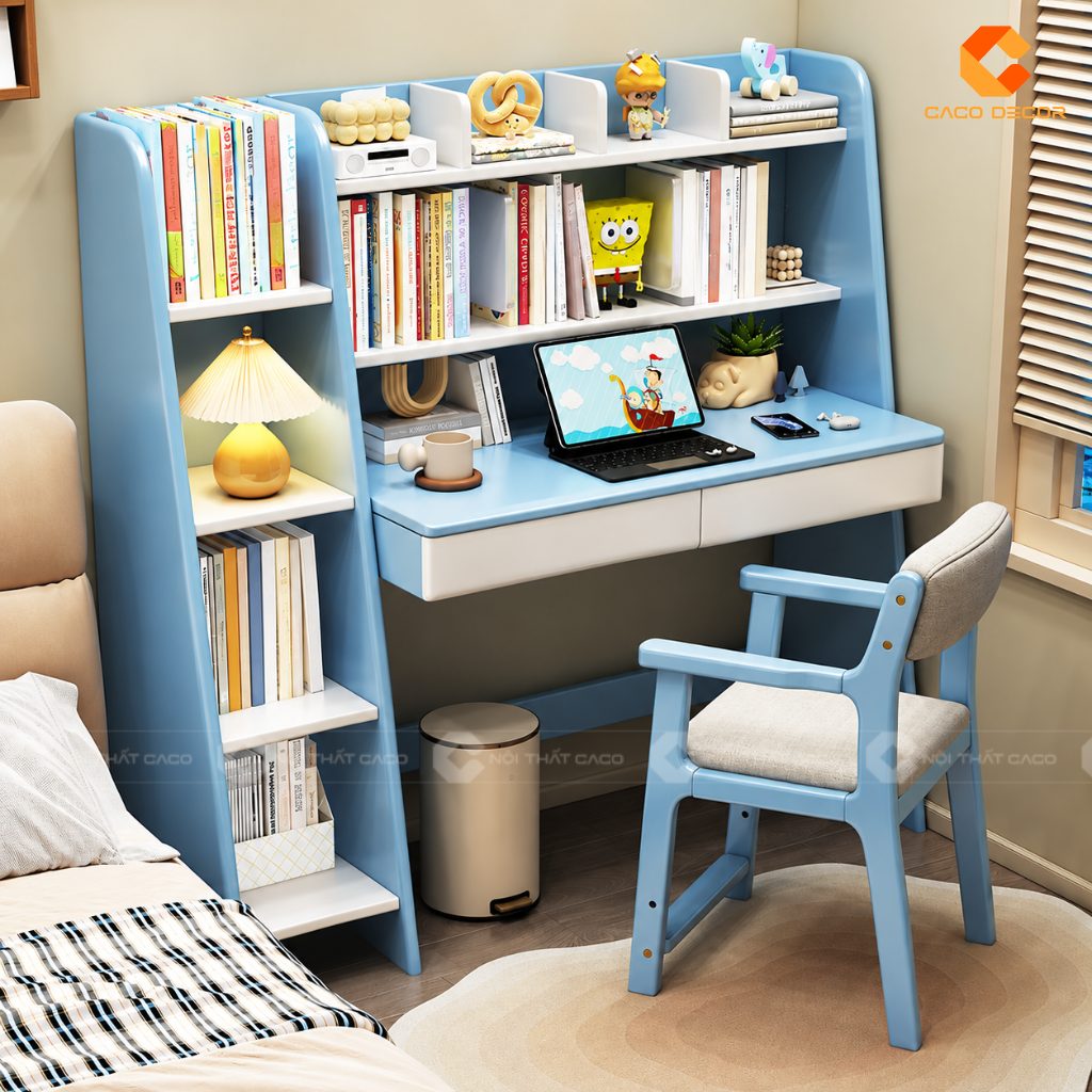 Bàn Học Trẻ Em Gỗ Tự Nhiên BHTE045 Hiện Đại, Tiện Nghi 1