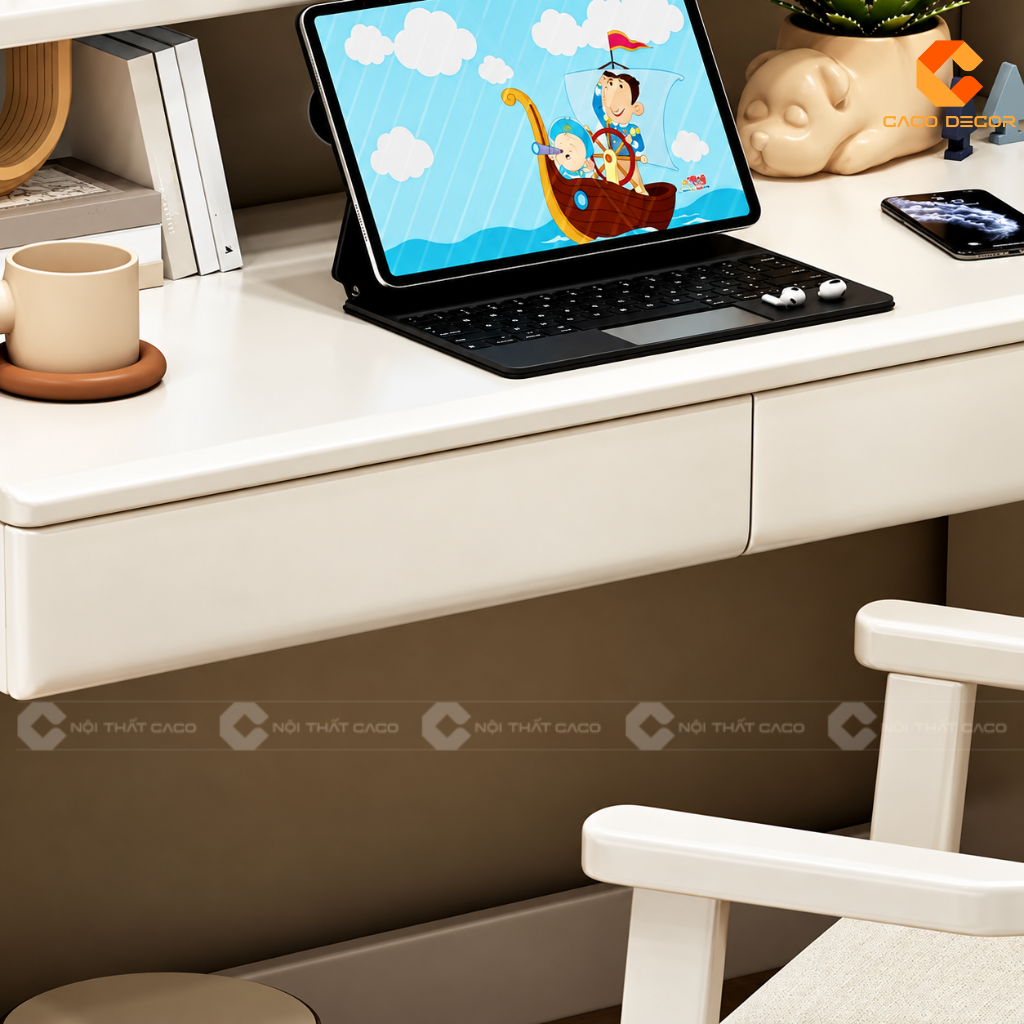 Bàn Học Trẻ Em Gỗ Tự Nhiên BHTE045 Hiện Đại, Tiện Nghi 3