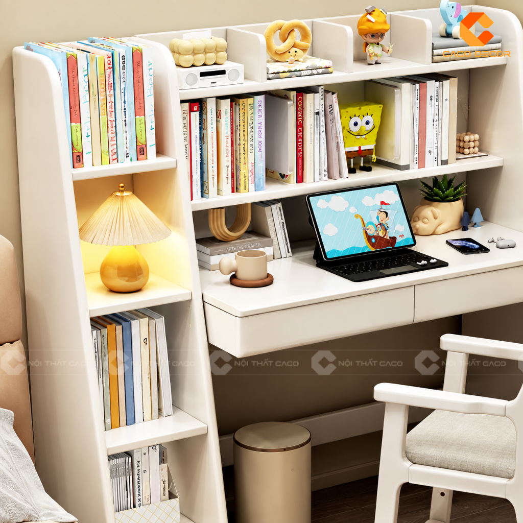 Bàn Học Trẻ Em Gỗ Tự Nhiên BHTE045 Hiện Đại, Tiện Nghi 6
