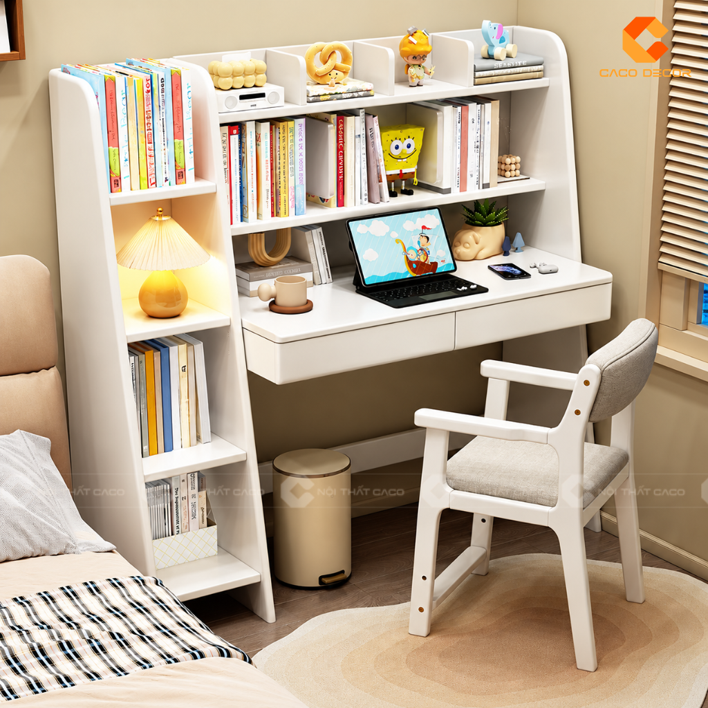 Bàn Học Trẻ Em Gỗ Tự Nhiên BHTE045 Hiện Đại, Tiện Nghi 8