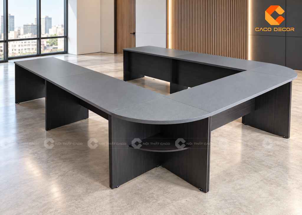 Bàn Họp Chữ U Đẹp: Mẫu 10-30 Người, Cách Bố Trí 20